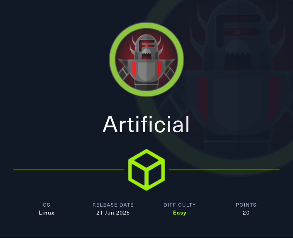 HTB : Artificial